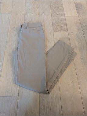 Van Heusen Straight Leg Trousers in Light Khaki